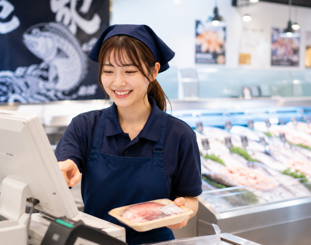 長岡市喜多町｜レジスタッフ【派遣】服装自由　ネイルOK！未経験OK　オープニングスタッフ募集