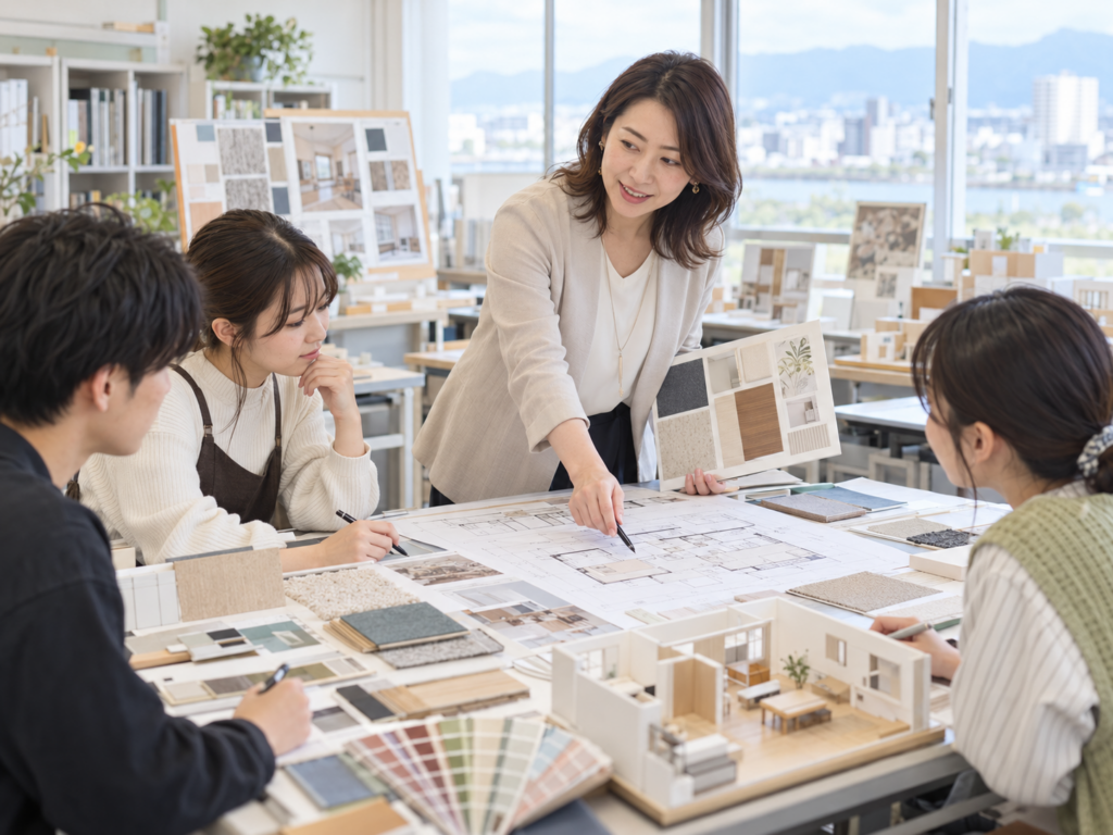 教員経験は問いません。インテリアの知識を学生の成長へ。