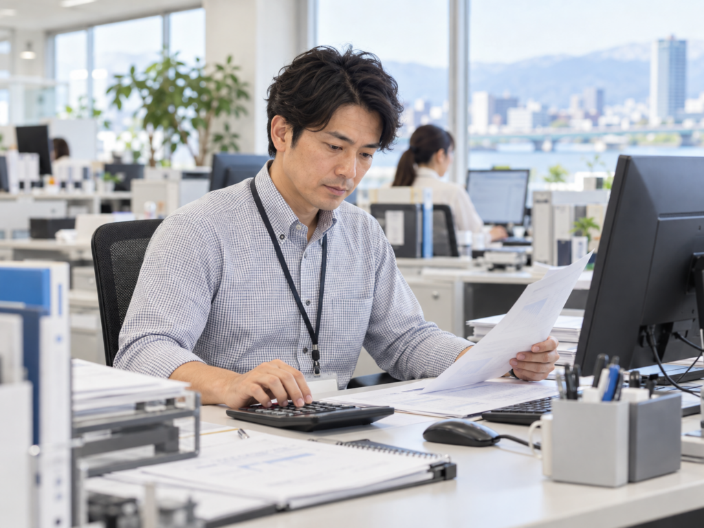 簿記資格を活かせる経理事務！新潟駅徒歩1分／月給20万円～・年間休日120日