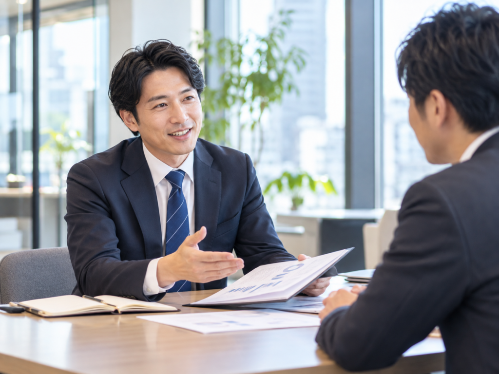 企業と人材をつなぐ法人営業！年収300万～450万円／新潟駅徒歩1分・年間休日120日