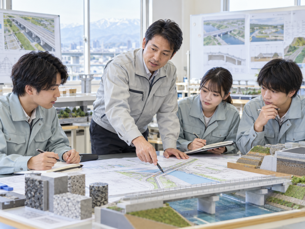 土木施工管理の経験を、学生の未来を支える力へ。